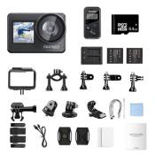 Caméra Sport AKASO Brave 7 SE WiFi 4K 30FPS 20 Millions pixels IPX8 Caméra étanche Avec 64Go Carte mémoire Noir