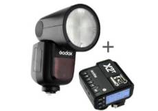 Godox Speedlite V1 Canon kit flash + transmetteur flash X2T