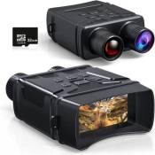 Jumelles De Vision Nocturne AKASO Infrarouge Portable Enregistrement Numérique HD Caméra IR Noir