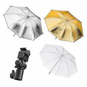 Kit walimex de supports de flash et de parapluie, 4 pièces