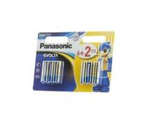 Pack Panasonic 6+2 piles Evolta LR03 AAA 1.5 V