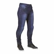 Jeans moto femme Harisson Bonnie bleu- US-30