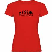 Kruskis Evolution Motard Short Sleeve T-shirt Rouge 2XL Femme