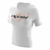 Tee-shirt femme Ixon UNIT blanc/noir/orange- M