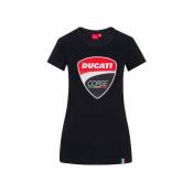 Tee-shirt femme Ducati Corse Collection Big Logo noir- S