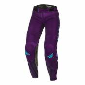 Pantalon cross femme Fly Racing Lite violet/bleu- US-30