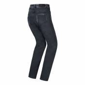 Jeans moto femme Ixon Dany noir délavé- US-27