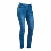 Jeans moto femme Ixon Cathelyn stonewash- XS