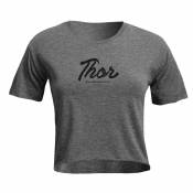 Thor Script Crop Short Sleeve T-shirt M Femme
