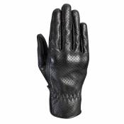 Ixon Motorcycle Gloves Summer Leather Nizo Air Noir M