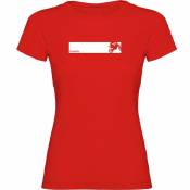 Kruskis Off Road Frame Short Sleeve T-shirt Rouge L Femme