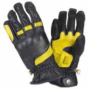 By City Retro Ii Leather Gloves Jaune,Noir XS