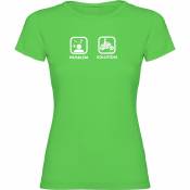 Kruskis Problem Solution Ride Short Sleeve T-shirt Vert 2XL Femme