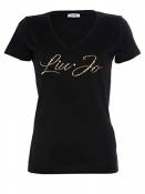Liu Jo WA0324J5703 T-shirt pour femme Noir Taille S