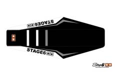 Housse de selle Derbi X-Treme 2011 - 2017 Stage6 Full Covering Blanc