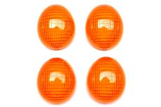 Cabochons clignotants Peugeot Ludix orange (x4)