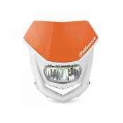 Plaque phare Polisport Halo LED orange/blanc