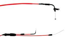 Câble de gaz Téflon® Doppler Rouge Rieju MRT / RS3 / MRX 50cc