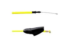 Cable embrayage Teflon® Doppler jaune fluo Derbi Euro3 / Euro4
