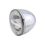 Phare LED Highsider Circle fixations latérales chromé