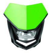 Plaque phare Polisport Halo vert/noir