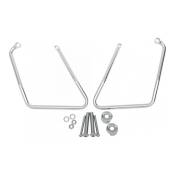 Supports de sacoches latÃ©rales Harley Davidson Sportster 04-19 chrome