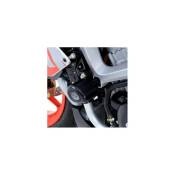 Tampons de protection R&G Racing Aero noir Aprilia RS4 125 11-16