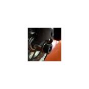 Tampons de protection de fourche R&G Racing noirs Aprilia SXV 550 06-1