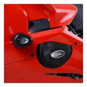 Couvre carter dâalternateur R&G Racing noir Ducati Panigale V4 17-18