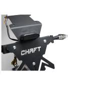 Clignotants LED Chaft Wanted avec feu stop noir/transparent