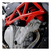 Tampons de protection R&G Racing Aero noir MV Agusta F4 1000 RC 17-18