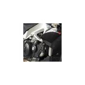 Tampons de protection R&G Racing Aero noir Aprilia Tuono V4 1100 15-18