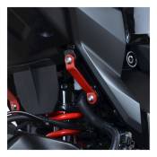 Caches orifices de repose-pieds arriÃ¨re R&G Racing rouges Suzuki GSX-