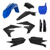 Kit plastique complet Acerbis Yamaha 250 YZ-F 19-23 Bleu/Noir Brillant