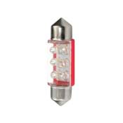 Ampoules Ã LED flux rouge C5W 12V 0.37W