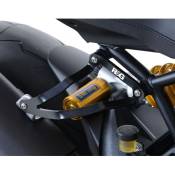 Patte de fixation de silencieux R&G Racing noire Ducati Monster 1200 1