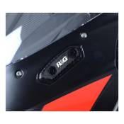 Caches orifices de rÃ©troviseur R&G Racing noirs Suzuki GSX-R 125 17-1