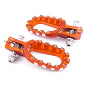 Repose-pieds racing S3 Curve High orange pour Husqvarna FC / KTM SX /