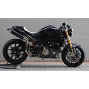 Silencieux homologués SPARK ronds carbone pour Ducati Monster 800 S2R
