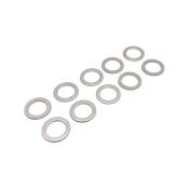 Pack de 10 joints de bouchon de vidange aluminium Ã8xÃ12x1,00 mm