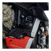 Tampons de protection R&G Racing Aero noir Ducati Streetfighter 1100 V