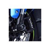 Tampons de protection de fourche R&G Racing noirs Suzuki GSX-R 1000 12