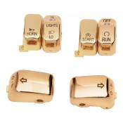 Kit boutons commodo origine Drag Specialties 6 pièces pour modèles H