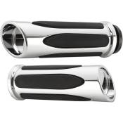 Poignées Arlen Ness Confort Grip tirage par câbles Twin Cam 99-17 ch
