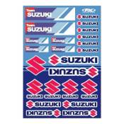 Planche 24 autocollants Factory Effex Suzuki Racing 48cm x 33cm
