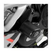 Tampons de protection R&G Racing Aero noir Aprilia RSV4 Factory 09-14