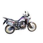Protections latÃ©rales alu noir CRF1000 Africa twin DCT abs