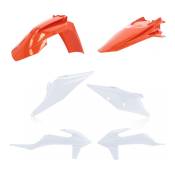 Kit plastique Acerbis KTM 125 SX 19-22 Blanc/Orange Brillant
