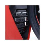 Grille de protection de radiateur d’huile R&G Racing noire Ducati Su