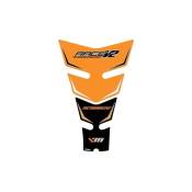 Protection de rÃ©servoir Motografix orange/noir KTM RC8 2 piÃ¨ces